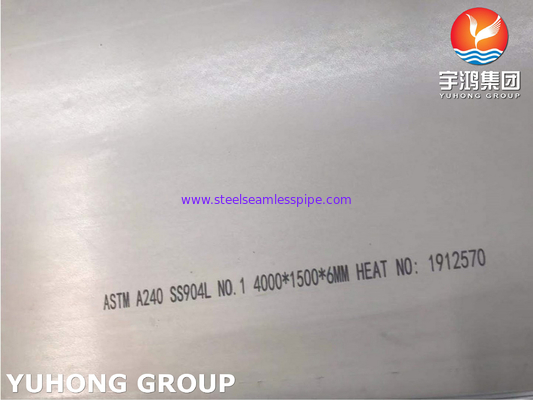 ASTM A240 UNS N08904 DIN1.4539 904L Stainless Steel Plate / Sheet