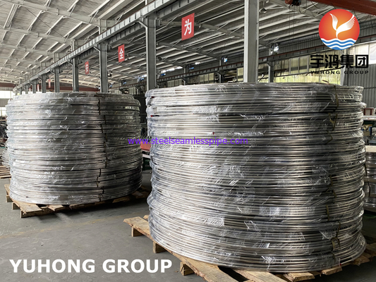 Bright Annealed Stainless Steel Coil Tubing, ASTM A213 / A269 SS304 / SS316L