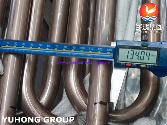 ASTM B111 C70600 Seamless U Tube Copper Nickel 90/10 Copper Alloy Bending