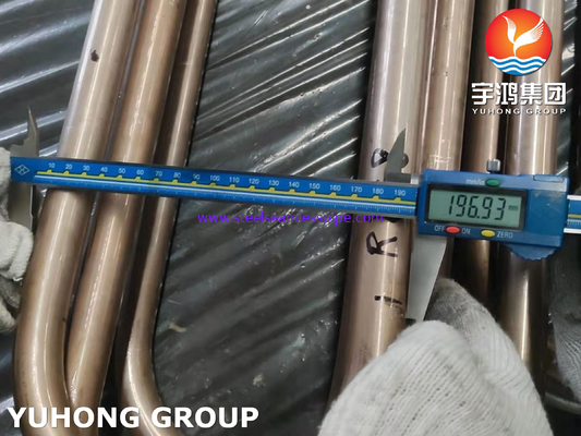 ASTM B111 C70600 Seamless U Tube Copper Nickel 90/10 Copper Alloy Bending