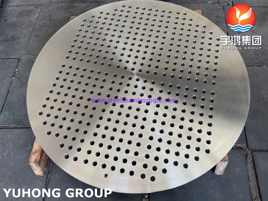 ASTM A182 F316 Tube Sheet Large Diameter Stainless Steel Forged For Heat Exchanger Components