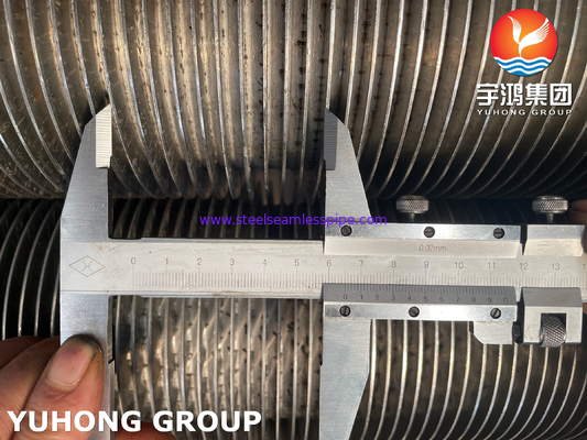 ASTM A312 TP304H Stainless Steel HFW Spiral Welding Finned Tube Heat exchanger Tube