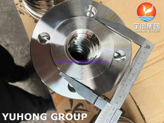 BS4504 (EN 1092-1) F316L Stainless Steel Screwed Flange , BSPP Threads PN16 Forged Type