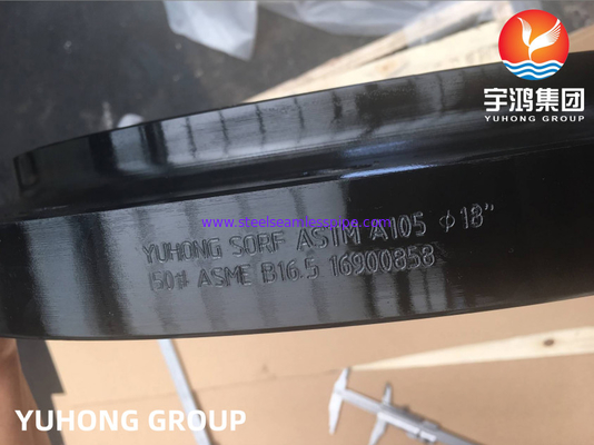 ASTM A105/A105N SORF TYPE CARBON STEEL FORGED FLANGE ASME B16.5