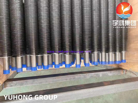 ASME SB163 N04400 G Type Embeded Fin Tube Applied For Heat Exchanger