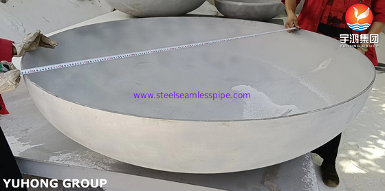 ASTM A240 321 Stainless Steel 2:1 Ellipsoidal Head / Dish End For Pressure Vessel