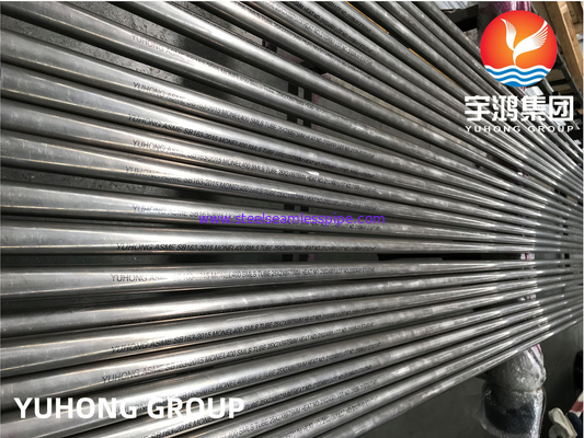 ASME SB163 UNS N04400 / Monel 400 Seamless Nickel Alloy Tube for Heat Exchanger