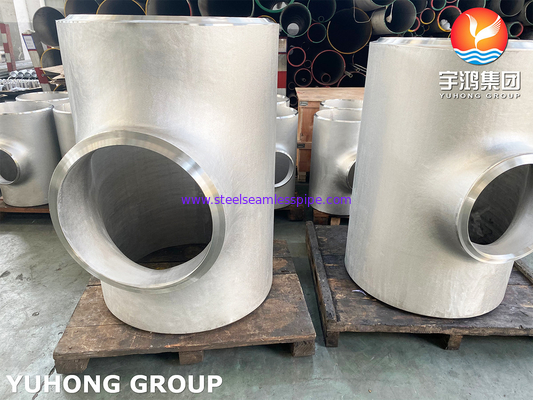 SS316L Butt Weld Fitting, A403 WP316L Equal Tee (seamless / Welded), B16.9 Standard