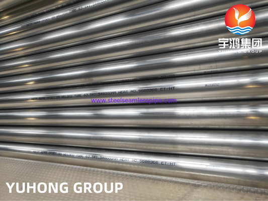 ASTM A249 / A249M TP321 SS Welded Tube Bright And Annealed ET / HT