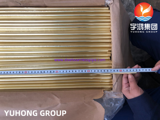 ASME SB111/ASTM B111 C44300 Cooper seamless Tube Applied For Condenser