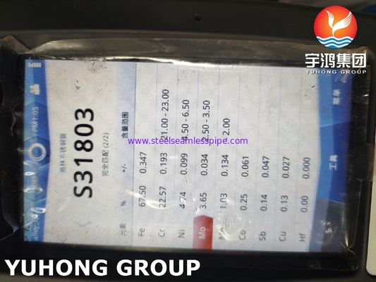 ASTM A789 Duplex Stainless Steel Tube S31803 1.4462 2205 For Boiler