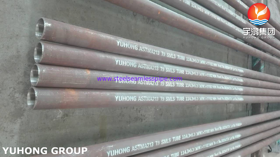 ASTM A213 T9 Alloy Steel Seamless Round Tube Pipe Hot Finished