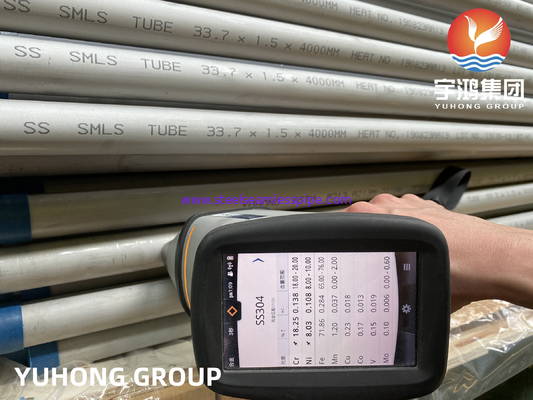 ASTM A213 TP304 Stainless Steel Seamless Tube Pickled For Heat Exchanger And Boiler