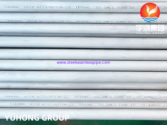 ASTM A213 TP304L Stainless Steel Seamless Cold Drawn Tube For Heat Exchanger