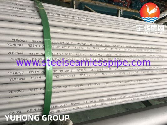 ASTM A213 TP316L Cold Drawn Stainless Steel Seamless Tube for Heat Exchanger and Boiler Applications