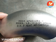 STAINLESS STEEL FITTING ASTM A403 A815 S31254 B16.9 45°LR ELBOW
