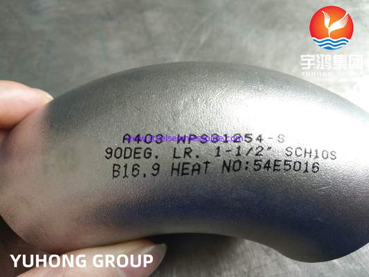 STAINLESS STEEL FITTING ASTM A403 A815 S31254 B16.9 45°LR ELBOW