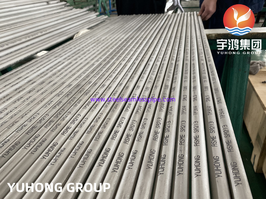 ASTM A213 TP304 Stainless Steel Seamless Tube Corrosion Resistance For High Pressure