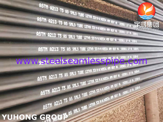 ASTM A213 T5 15Mo3 Chromium-Molybdenum Alloy Steel Seamless Boiler Tube Hot Finished