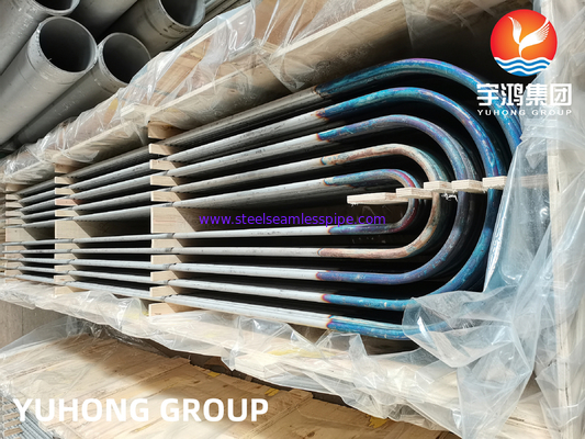 SA213 TP316L heat exchanger u bend tube seamless annealed 100% ht et