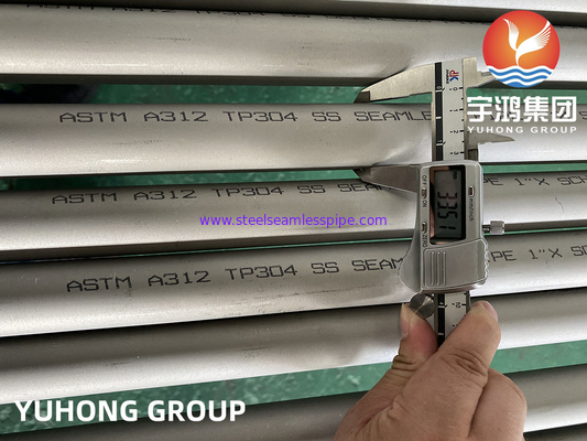 Austenitic Stainless Steel ASTM A312 TP304 1.4301 Seamless Pipe