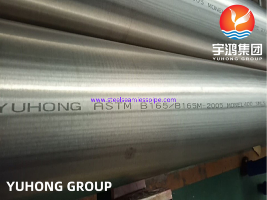 ASTM B165 UNS N04400 MONEL 400 Nickel Copper Alloy Seamless Pipe for Gas Processing