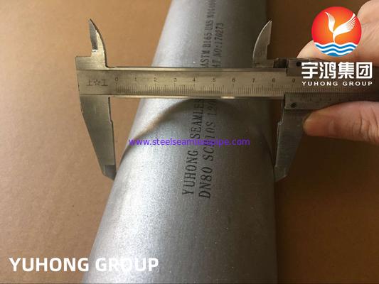 ASTM B165 Monel 400 N04400 Seamless Nickel Alloy Pipe For Sea Water