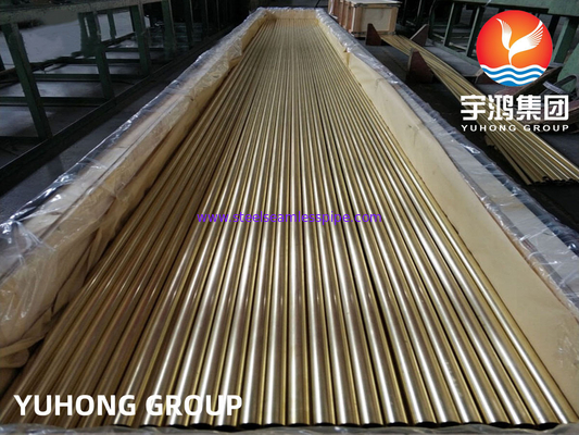 ASTM B111 C68700 Aluminum Brass Tube Seamless Tube For Gas And Oil