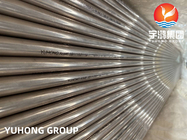 ASTM B111 C70600 Copper Nickel Alloy Steel Seamless Tube Condenser