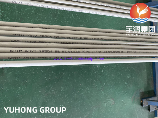 ASTM A312 TP304 Stainless Steel Seamless Pipe Pickled And Annealed