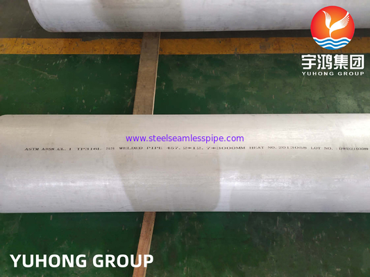 ASTM A358 Class 1 TP316L / 1.4404 / X2CrNiMo17132 Stainless Steel Welded Pipe