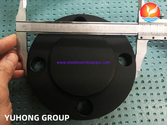 A105 Low Carbon Steel Blind Flange, Forged And Normalized, ASME B16.5 / EN1092-1, Used In Oil And Gas Pipeline