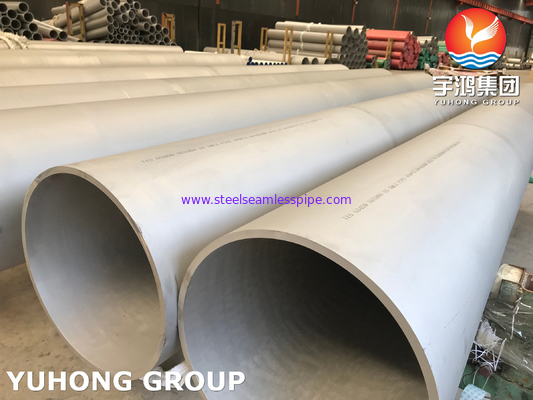 JIS G3459 SUS304 Stainless Steel Seamless Pipe Large Diameter