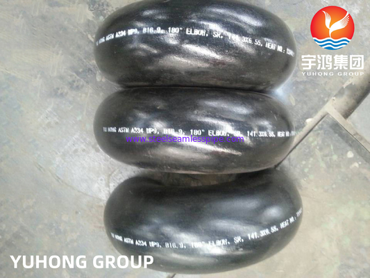 ASTM A234 WP9 Alloy Steel Butt Welded Fitting Elbow For Pipeline NDT Available