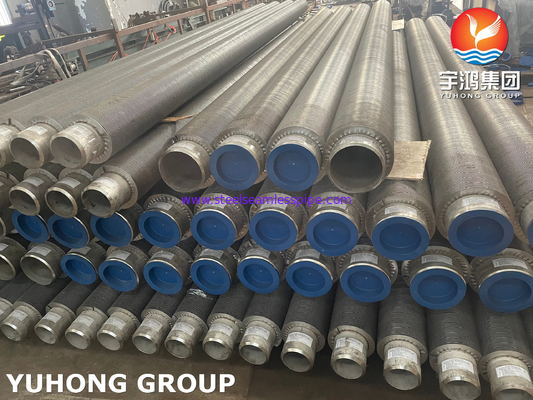 ASTM A106 Gr. B Carbon Steel High Frequency Welded Spiral Fin Tube