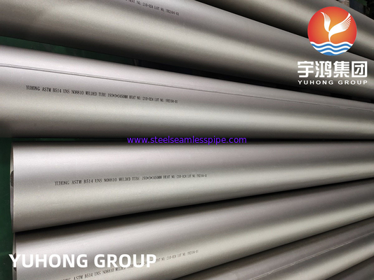 Inconel Alloy Welded Pipe ASTM B514 800H UNS N08800  Power Generation