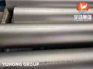 Astm B 514 800H Uns No8800 Inconel Alloy Welded Pipe For Gas Fertilizers Chemical