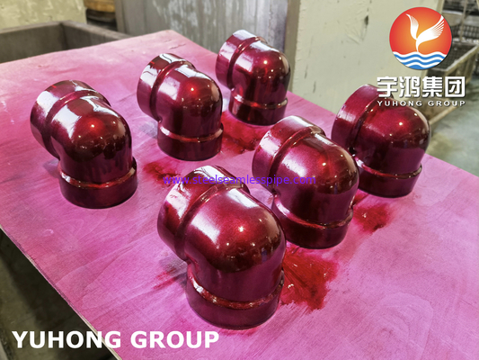 A182 F53 Socket Weld Elbow , UNS S32750 Super Duplex Steel Forged Fitting