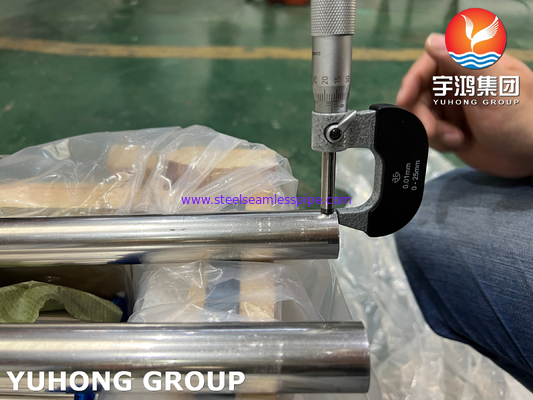ASME SB111 UNS C71500 Copper Nickel Tube , Sea Water CuNi 70/30 Seamless Tube