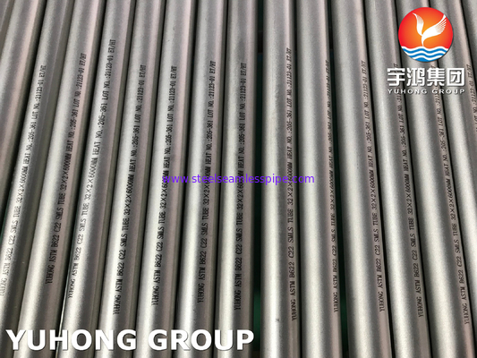 Nickel Alloy Seamless Tube ASTM B622 C22 UNS NO6022 Vessel proof against corrosion