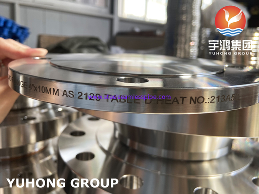 A182 F316L Stainless Steel Blind Flange , Used In Pressure Piping Systems , B16.5 / AS2129 TABLE D