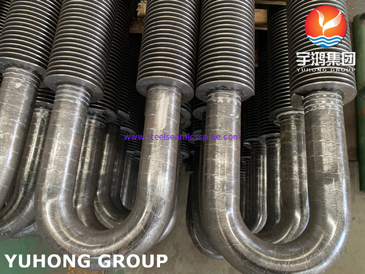 Stainless Steel Finned Tube Seamless U Bend Heat Exchanger Tube For Piping System