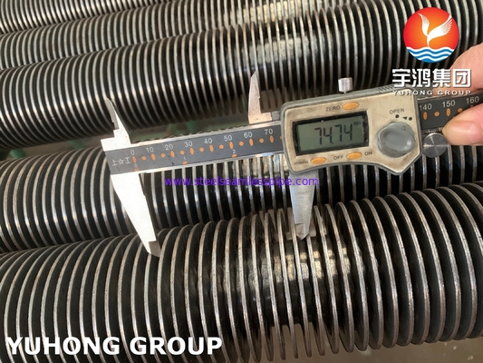 HFW Finned Tube , A106 Gr.B Carbon Steel U Bend High Frequency Welded Fin Tube