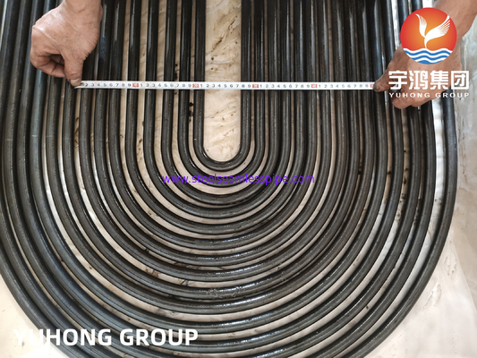 Seamless Carbon Steel U Bend Tube ASTM A179 Black Painting For Oil