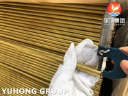 ASTM B111 C68700 Seamless Copper Alloy Tube For Cooler HT / ET Available