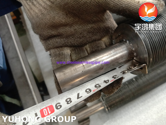 ASME SB163 NO4400 G Type Nickel Alloy Steel Fin Tube For Heat Exchanger HT Available