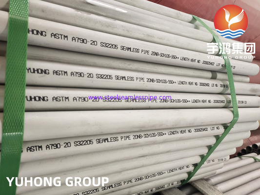 DUPLEX STEEL SEAMLESS PIPE ASTM A790/789 S31803 (2205 / 1.4462) SCH10 SCH40