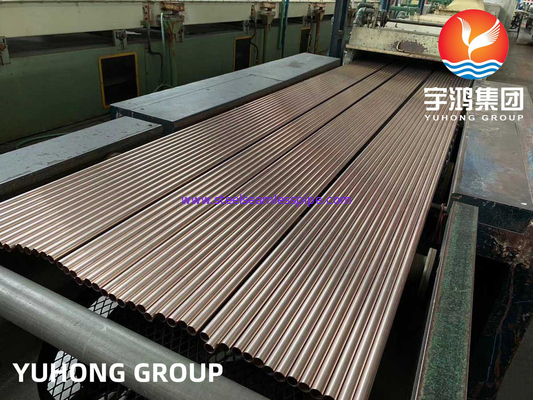 Copper Alloy Steel Seamless Tube ASME SB111 UNS C68700  Desalination plant