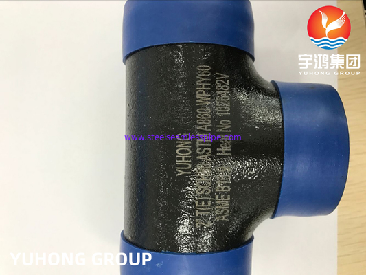 ASTM A860 WPHY60 Carbon Steel Fitting 90 DEG Elbow And Equal Tee