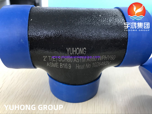 ASTM A860 WPHY60 Carbon Steel Fitting 90 DEG Elbow And Equal Tee